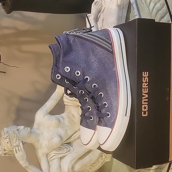 Chuck Taylor All Star Tri Zip High Top Converse #499 - Picture 16 of 16